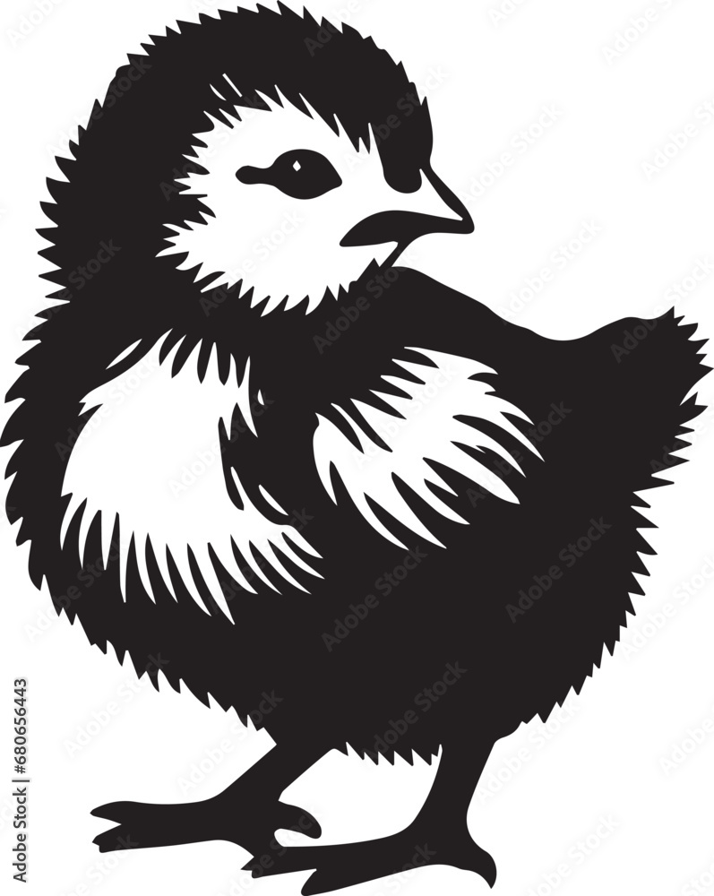 Fototapeta premium Chicken Silhouettes Chicken EPS Vector Chicken Clipart