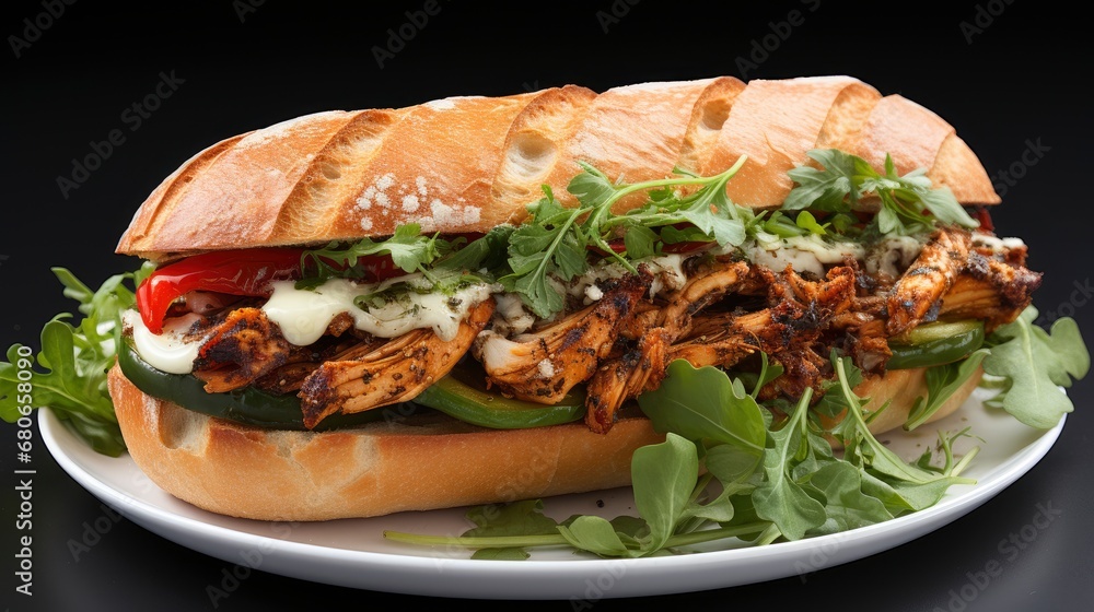 Above Appetizing Sandwich Grilled Chicken Fresh, Background Images, Hd Wallpapers, Background Image Above Appetizing Sandwich Grilled Chicken Fresh, Background Images, Hd Wallpapers, Background Image