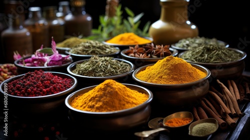 Colorful Various Herbs Spices Cooking, Background Images, Hd Wallpapers, Background Image
