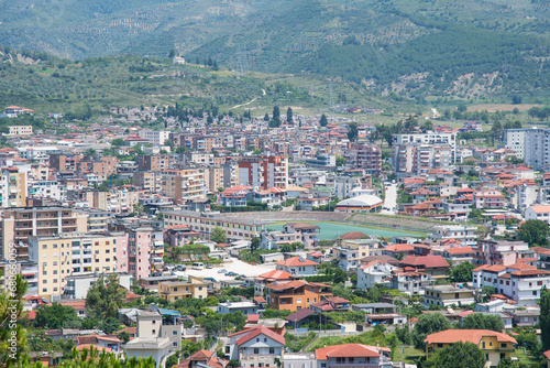 Fototapeta Naklejka Na Ścianę i Meble -  View over the city of Berat in Albania