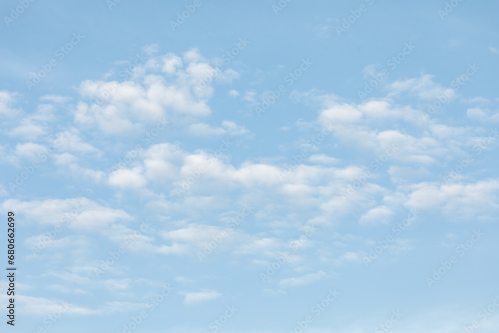 Abstract white cloud and blue sky in sunny day texture background. - obrazy, fototapety, plakaty 