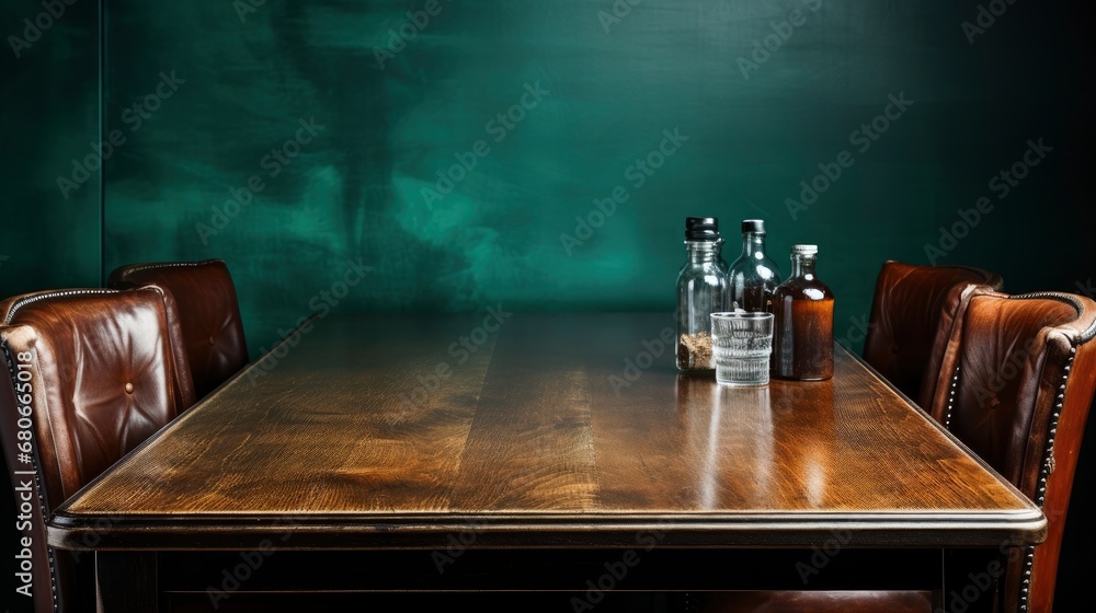 Empty Table On Dark Green Texture, Background Images, Hd Wallpapers, Background Image Empty Table On Dark Green Texture, Background Images, Hd Wallpapers, Background Image