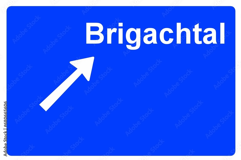 Illustration eines Autobahn-Ausfahrtschildes mit der Beschriftung Illustration eines Autobahn-Ausfahrtschildes mit der Beschriftung