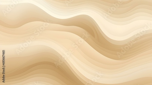 Minimalistic Background of abstract Waves in beige Colors. Creative Retro Wallpaper