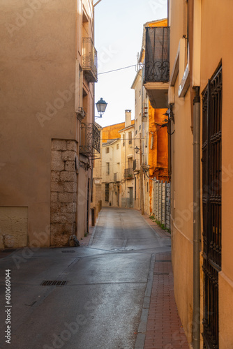 Old town street in Cocentaina, Alicante (Spain)
