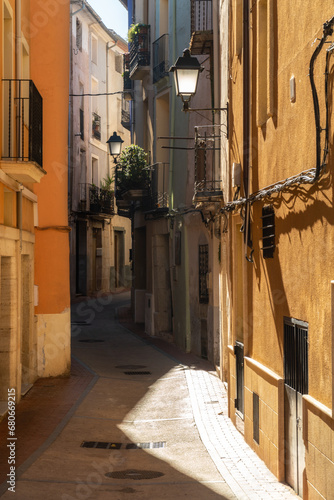 Old town street in Cocentaina, Alicante (Spain)