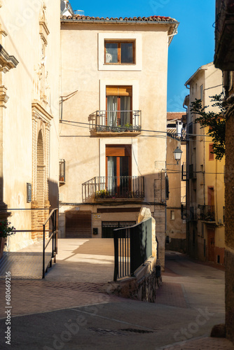 Old town street in Cocentaina, Alicante (Spain)