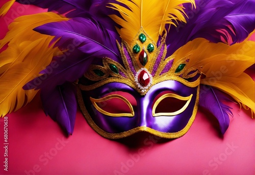picture of a colourful mask - for carneval and celebration related topics