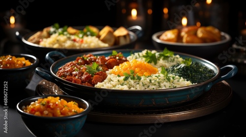 Middle Eastern Arabic Dishes Assorted Meze, Background Images, Hd Wallpapers, Background Image