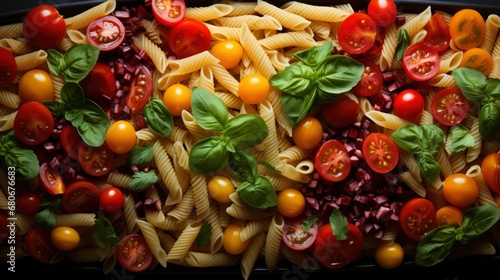 Uncooked Pasta Vegetables Cooking Background Top, Background Images, Hd Wallpapers, Background Image