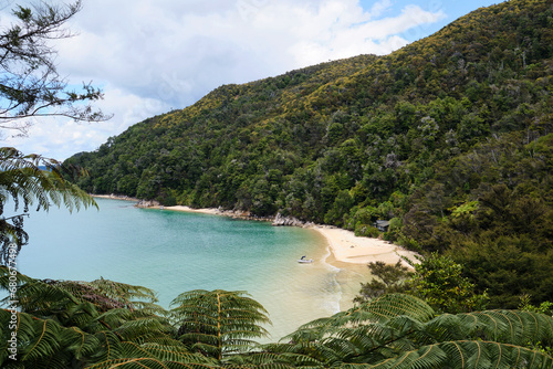 Beach in the Abel Tasman park in NEw Zealand