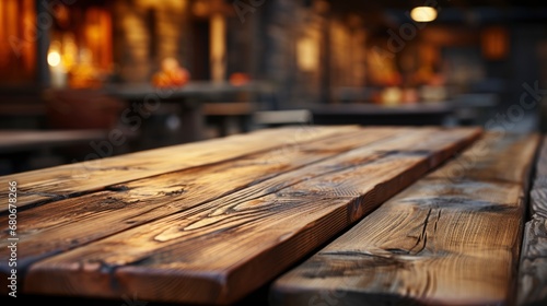 Wooden Board Empty Table Front Blurred, Background Images, Hd Wallpapers, Background Image