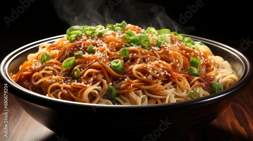 Noodles Steam Smoke Bowl On Wooden, Background Images, Hd Wallpapers, Background Image