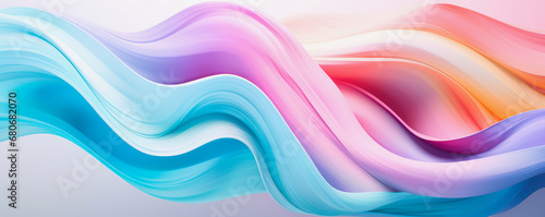 illustration of a modern wavy background in pastel color