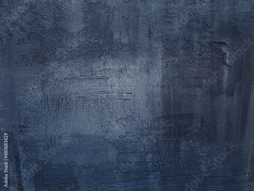 Grunge Grey Blue Stucco Wall Background
