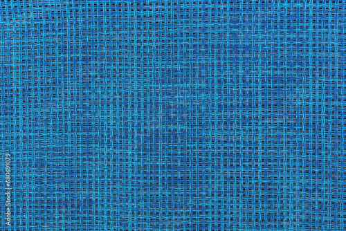 Blue woven texture and background