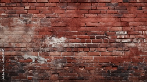 Red brick wall background texture