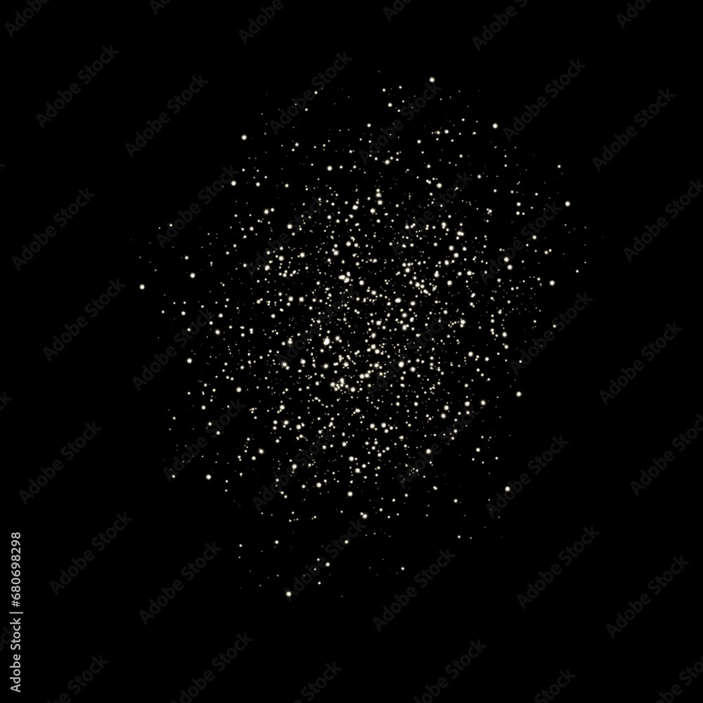 Obraz premium glitter stars overlay black background illustrator effect shiny spark spot glitter lights celebration golden dust pink rose leaf's black screen effect charismas happy new year Chand rat celebration 