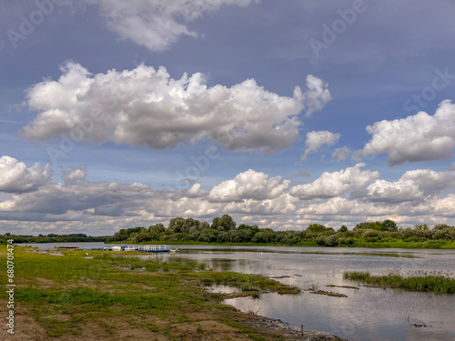 view of the Dnieper river bank