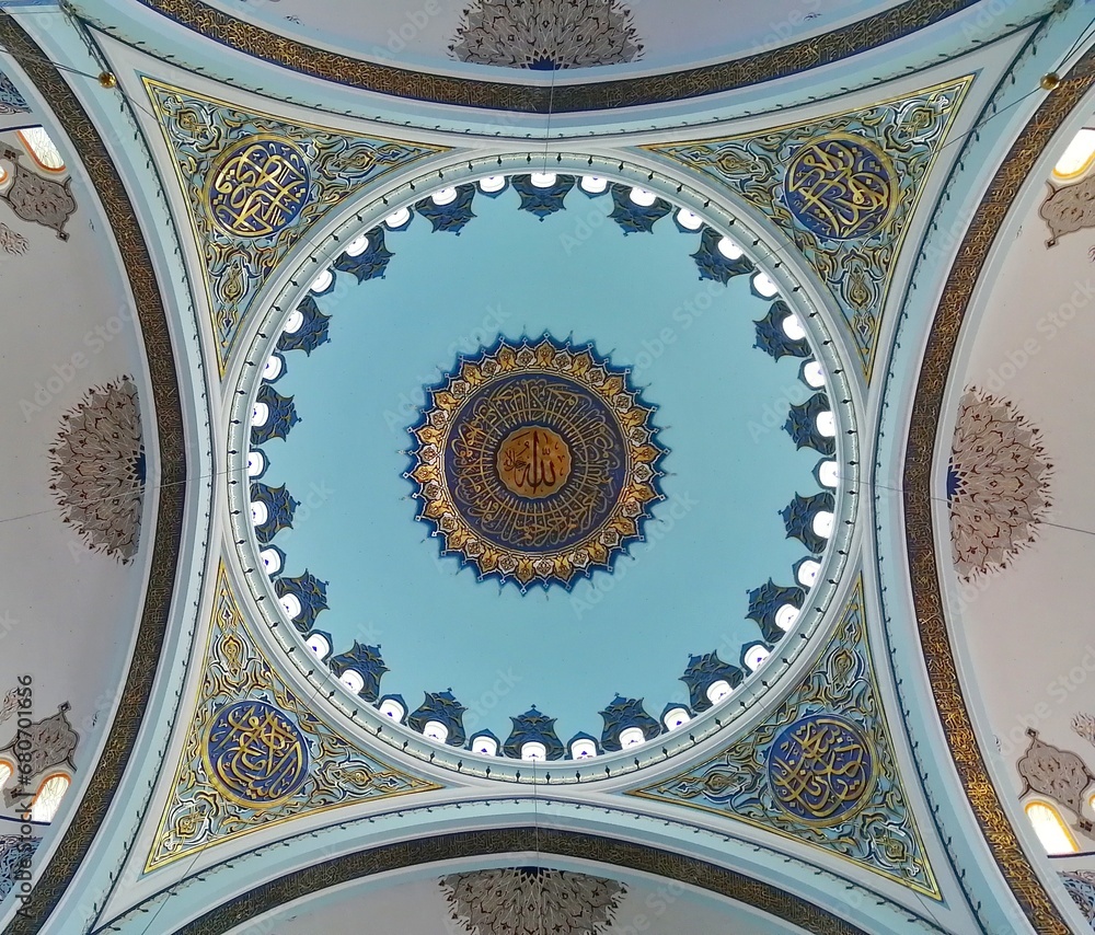 ceiling of the mosque country