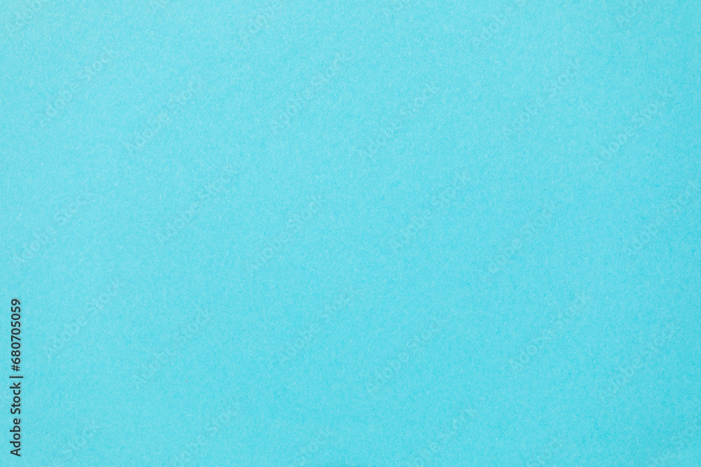 Detail of blue colour paper sheet (school poster board, bristol board) texture. Plain background - obrazy, fototapety, plakaty 