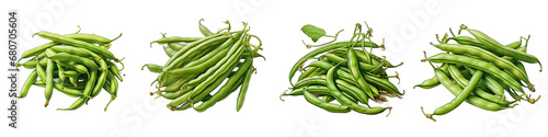 String beans Hyperrealistic Highly Detailed Isolated On Transparent Background Png File