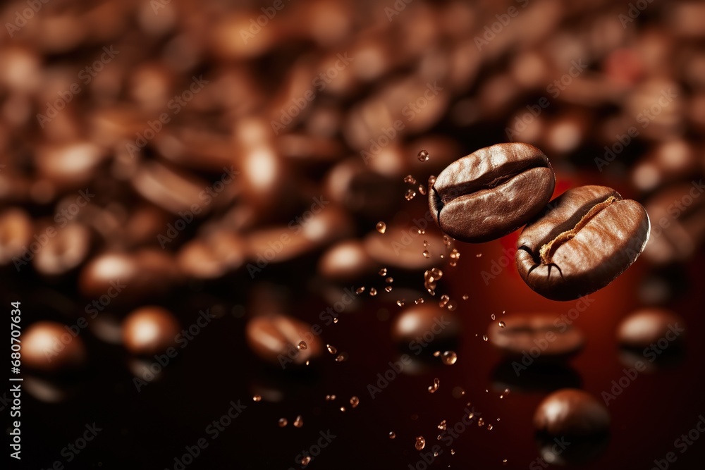Coffee Symphony: Dancing Coffee Beans. Coffee Symphony: Dancing Coffee Beans.