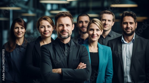 group of people in office