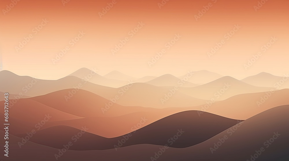Mountain Abstract Brown Background