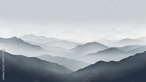 Mountain Abstract Grey Background