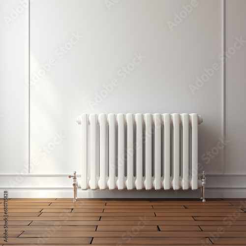 radiator on the wall