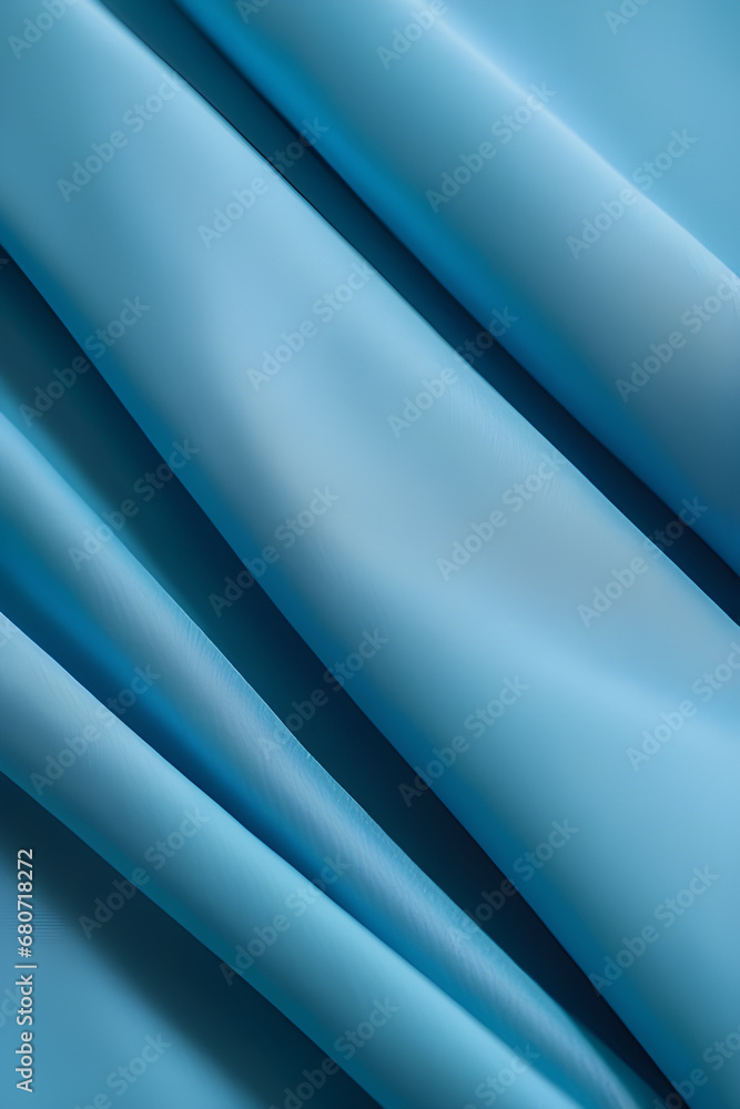 Obraz premium close shot floating blue fabric texture background generative ai