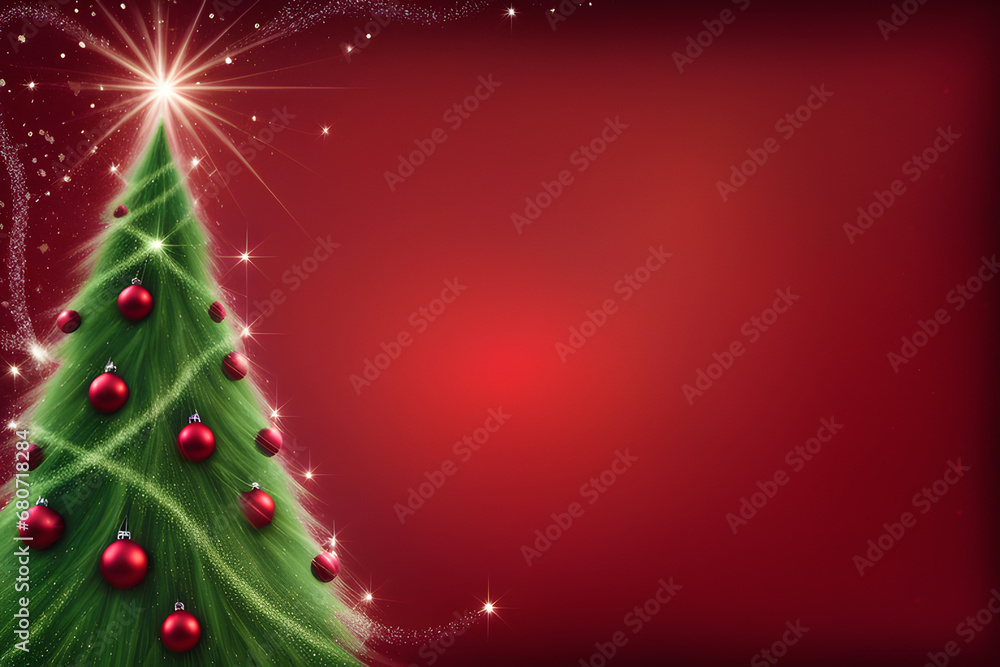 christmas tree with snow generative ai christmas tree with snow generative ai