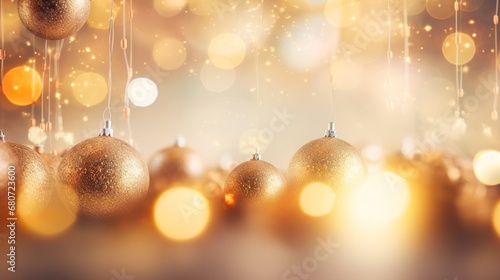 Christmas Elegance: Dreamy Festive Background