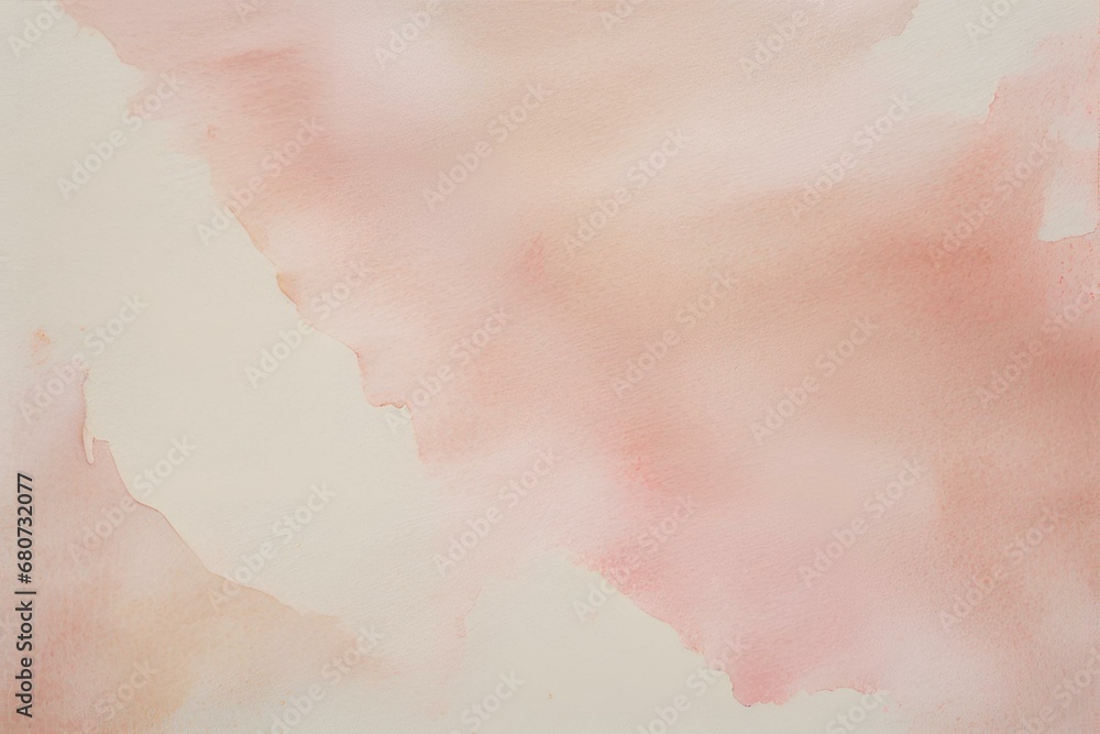 Fototapeta premium pink paper texture background with a gentle watercolor wash, pink watercolor wash paper background, pink watercolor paper background
