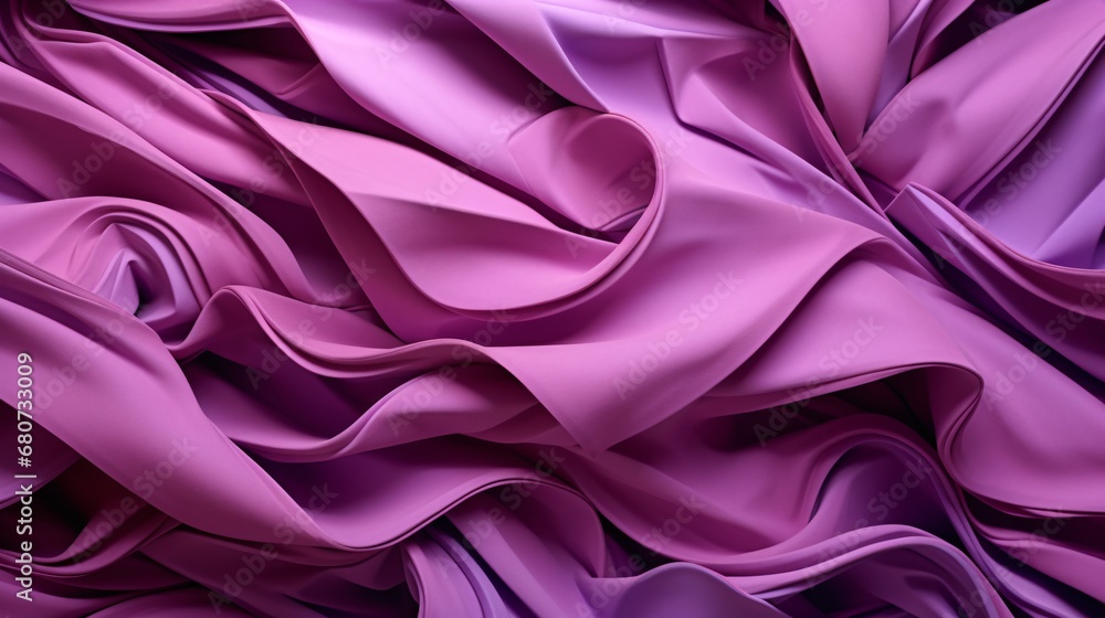 Fototapeta premium fold pink paper in a curved pattern photorealistic details organized chaos realistic hyper-detail