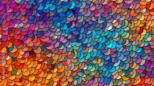 
mosaic abstract  Stereogram in false colors  ,pattern shapes multicolored photo