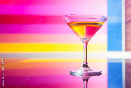 Cosmopolitan, An elegant and colorful cocktail, featuring lemon vodka, orange liqueur (Cointreau), cranberry juice, and fresh lime juice