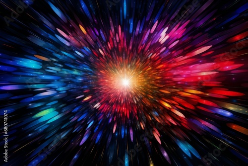 captivating starburst dance, a cosmic symphony unfolds slowly, Generative AI