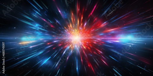 captivating starburst dance  a cosmic symphony unfolds slowly  Generative AI