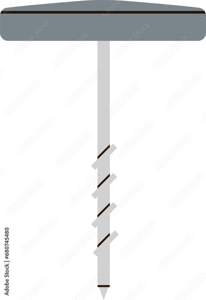 Obraz premium Corkscrew Tool Icon
