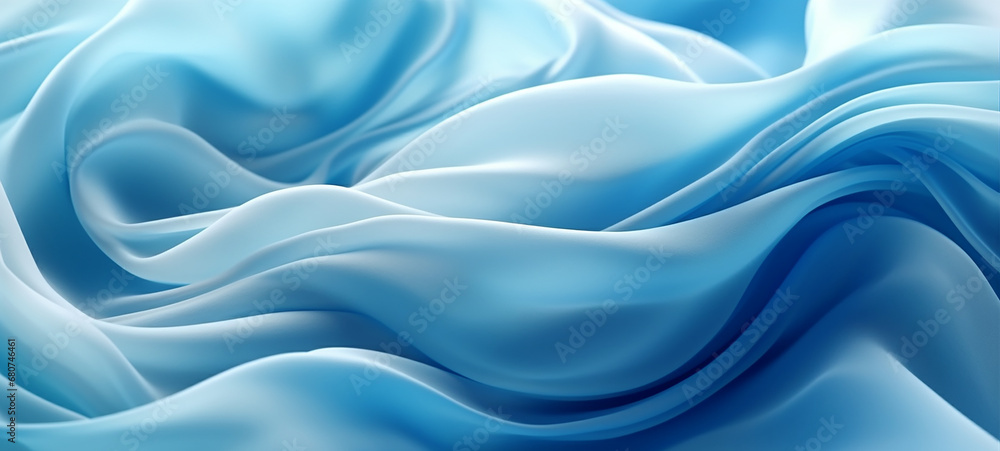 Rippling Fabric Underwater Elegance of Flowing Textiles Submerged Fabric Ripples Textile Submersion Fabric Underwater Melting into the Water Flowing Blue Fabric Movement background Flowing Fabric Flow