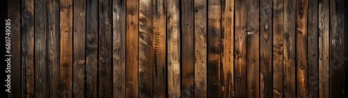 Rustic Wooden Planks Close-Up