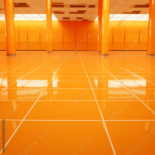 orange floor background