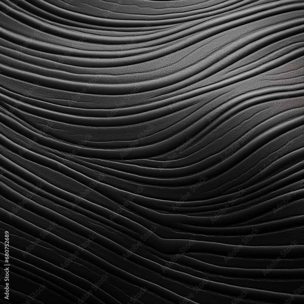 Obraz premium Fondo abstracto con detalle, formas sinuosas y difuminado de luz sobre tono gris oscuro