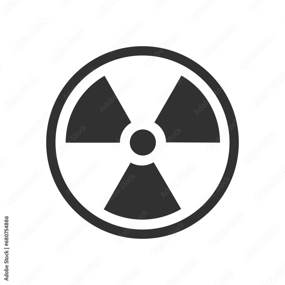 Vector radiation symbol radiation. Vector radiation symbol radiation.