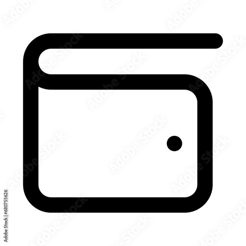 wallet line icon