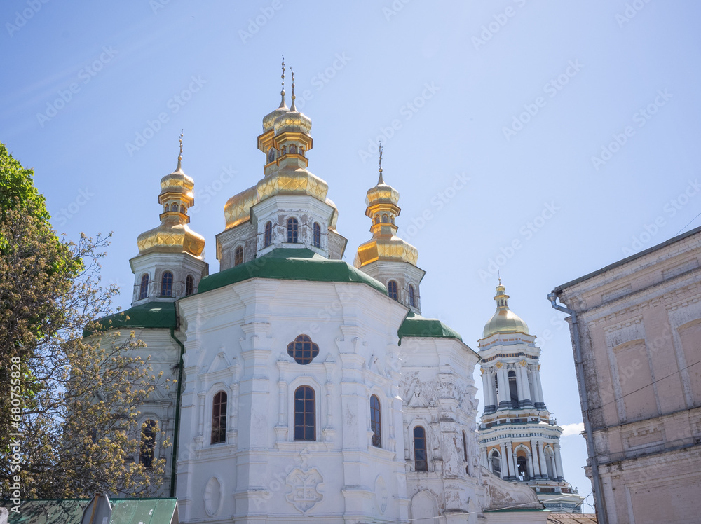 exterior of Church of All Saints of the UOC in capital kyiv