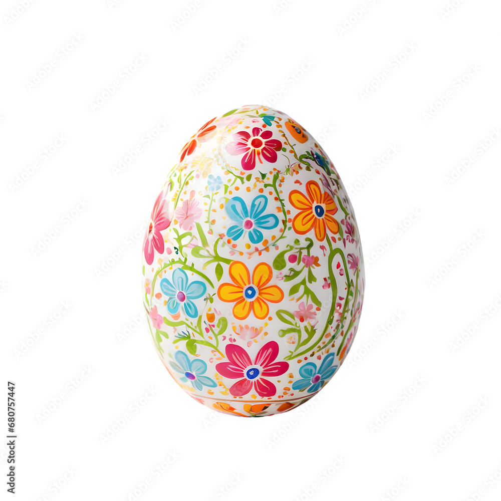 Handcrafted Easter Egg with Elaborate Floral and Geometric Designs, Traditional Celebration Ornament with Transparent Background, Symbol of Springtime Festivities Handcrafted Easter Egg with Elaborate Floral and Geometric Designs, Traditional Celebration Ornament with Transparent Background, Symbol of Springtime Festivities