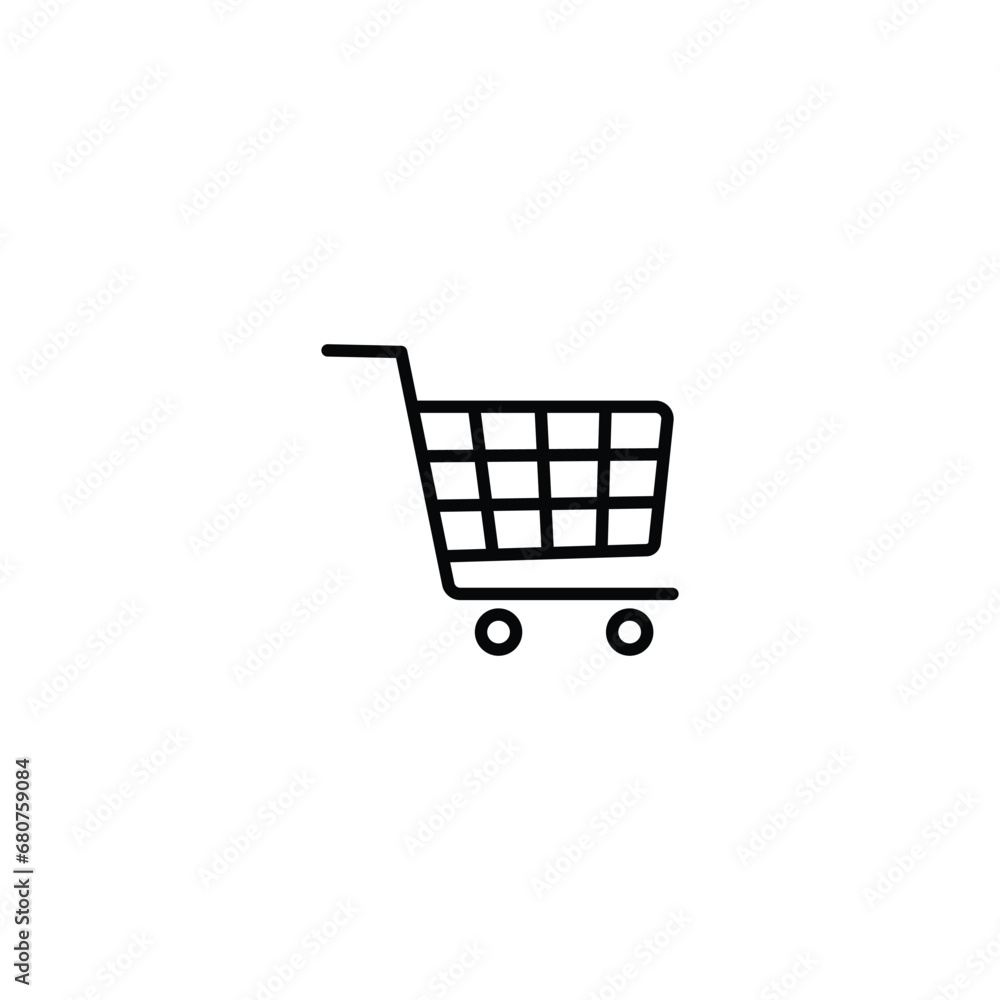 Shoping cart icon, cart sign vector Shoping cart icon, cart sign vector